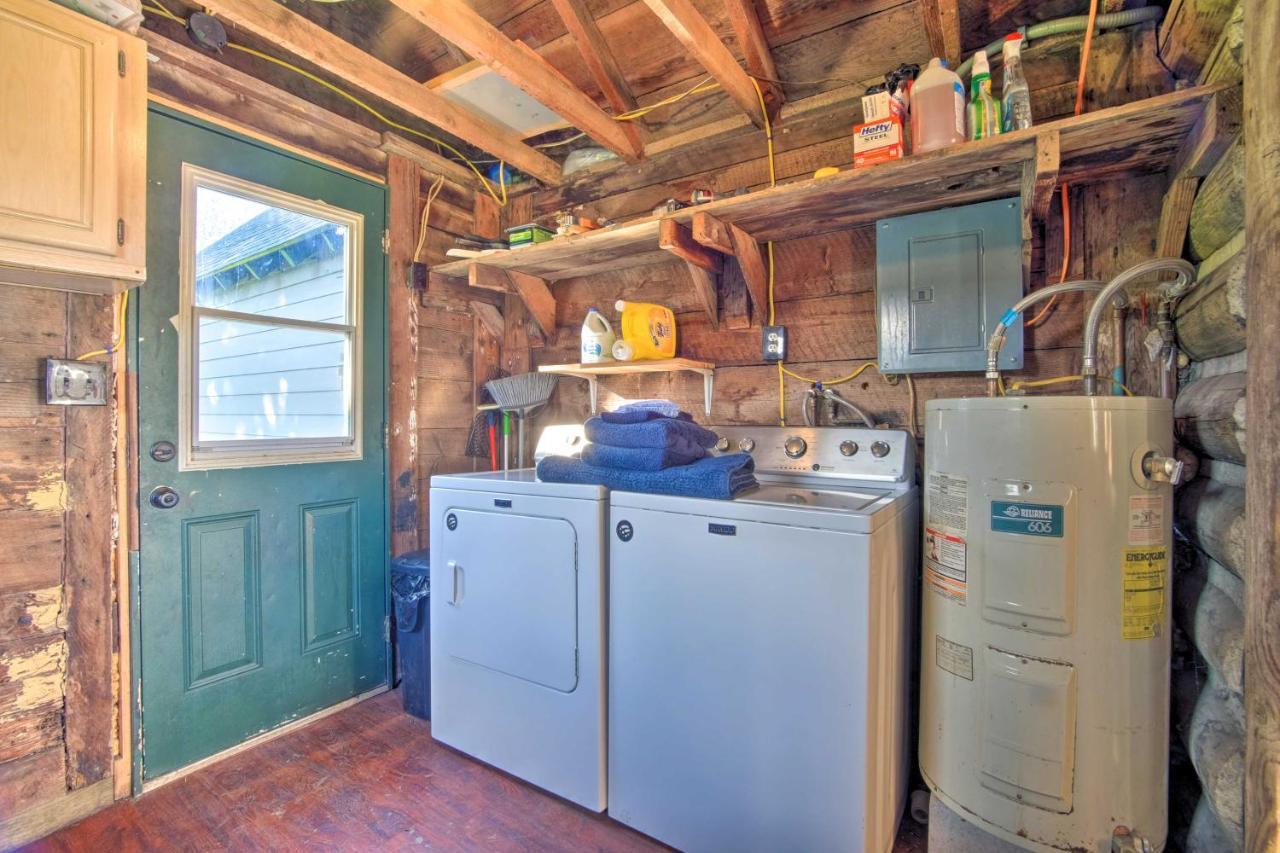 Unique Dog-Friendly Log Cabin Short Walk To Ocean كريسينت سيتي المظهر الخارجي الصورة
